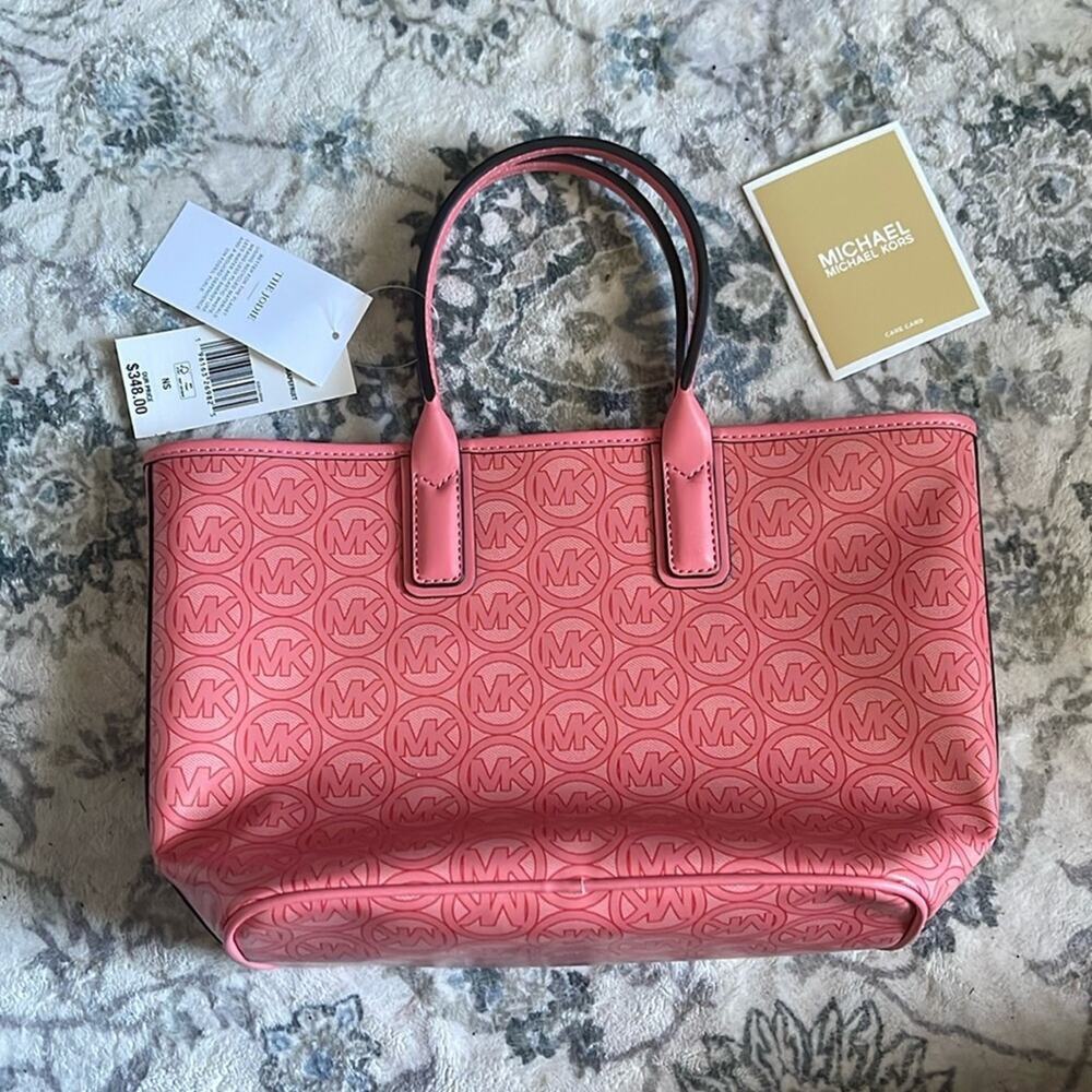 MICHAEL KORS The Jodie Mini Tote Style Bag in Grapefruit NWT